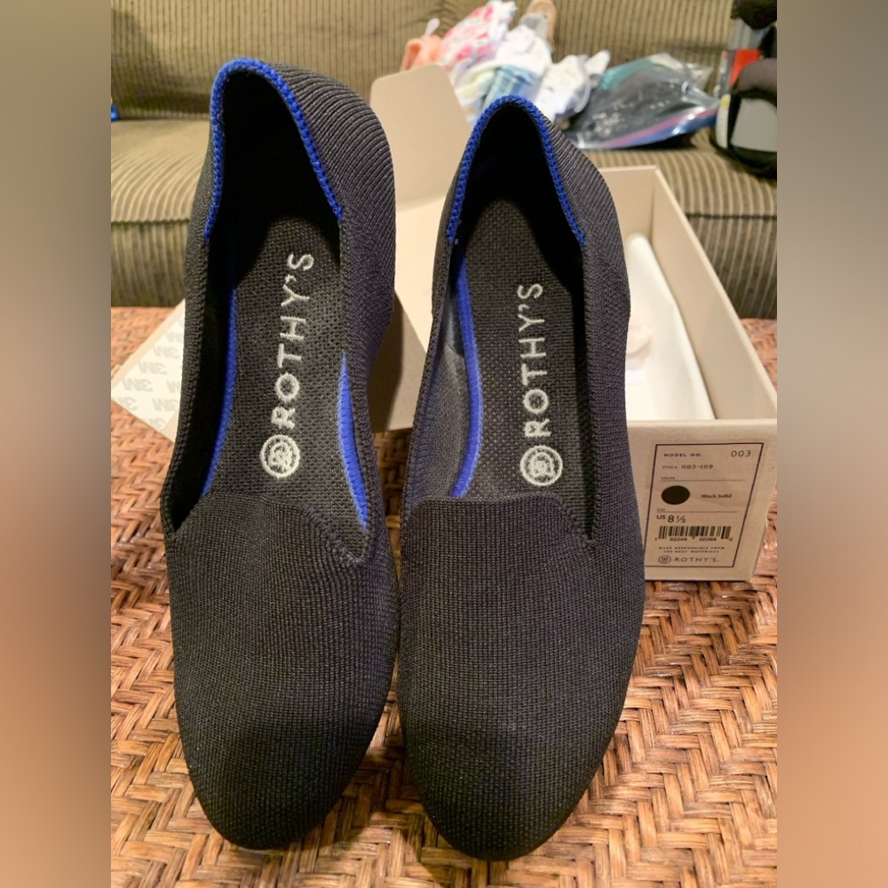 Rothy’s Loafer Solid Black 8.5